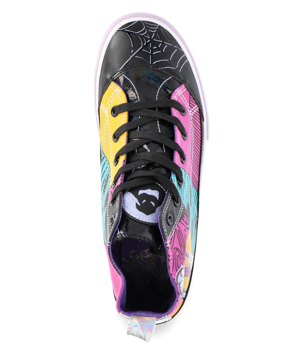 Women's Disney Nightmare Before Christmas High Top Lace Up sneaker