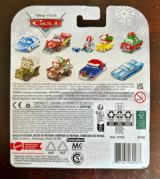 Disney Pixar Cars Snowmobile Winter Diecast 1:55 Scale 96928
