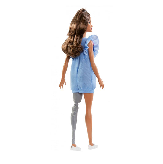 Barbie Fashionistas Doll #121 Brunette Hair with Prosthetic Leg 69456