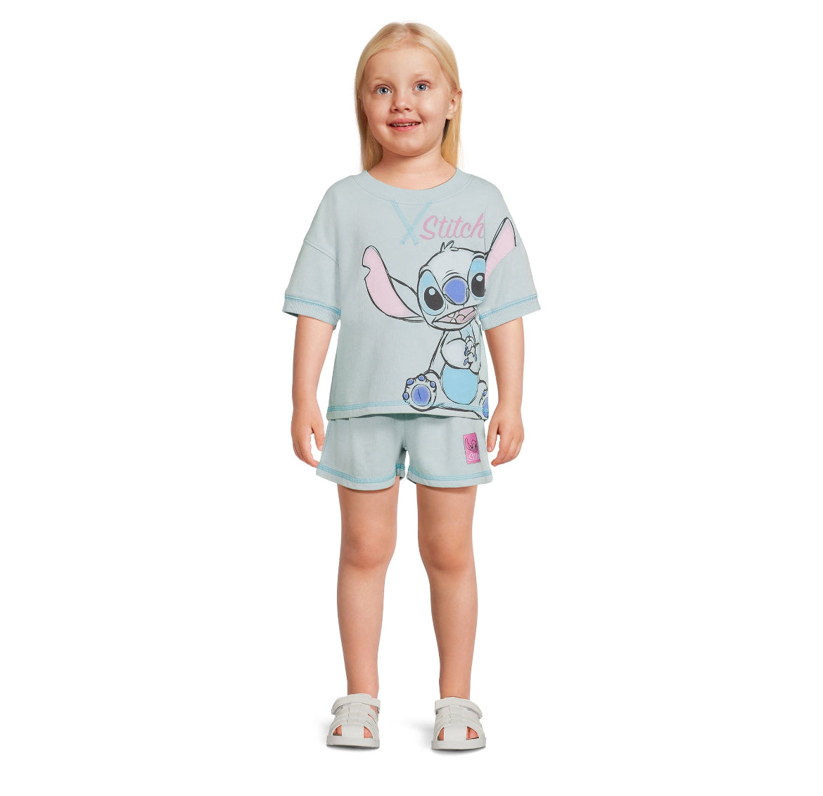 Lilo & Stitch Toddler Girls Tee and Shorts Set, 2-Piece