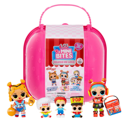 LOL Surprise Loves Mini Sweets S3 Deluxe Kellogg's 4 Dolls, Accessories, Limited Edition Dolls, Candy Cereal Theme