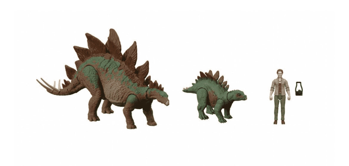 Jurassic World Dr Sarah Harding & Stegosaurus Pack HHK91 Action Figures
