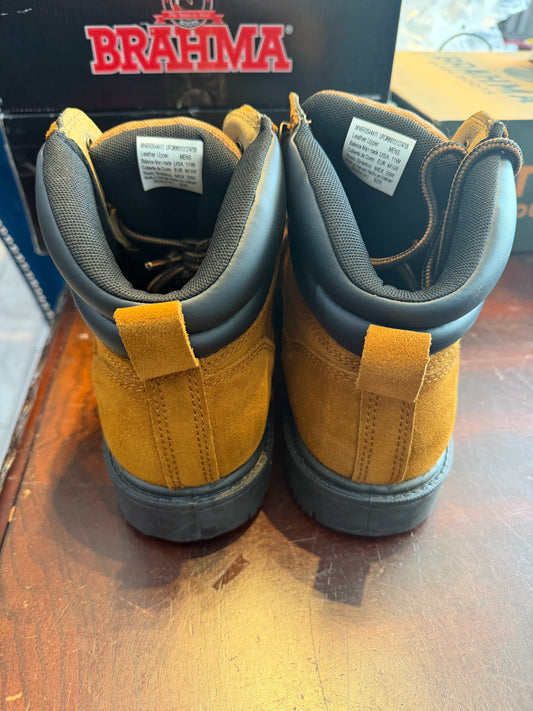 Brahma Bravo Waterproof 6” Soft Toe Work Boots Men’s Size 11W 274708