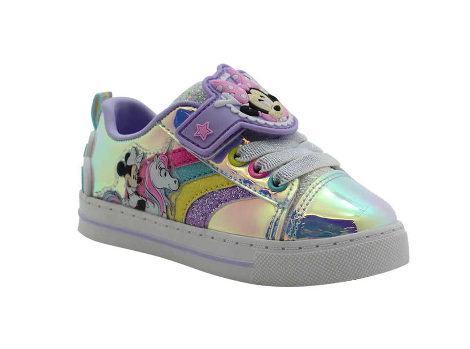 Disney Minnie Mouse Toddler Girl Casual Unicorn Low-Top Court Sneaker