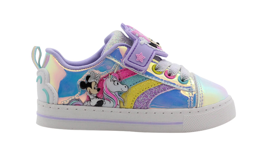 Disney Minnie Mouse Toddler Girl Casual Unicorn Low-Top Court Sneaker