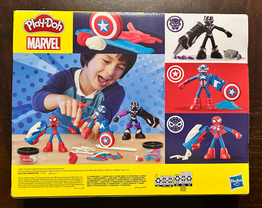 Play-Doh Marvel Hero Adventure Set (Spider-Man, Black Panther & Captain America) 268723