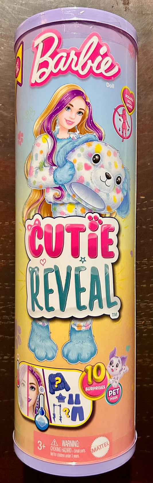 Barbie Cutie Reveal Doll Dalmatian Costume & Accessories Color Dream Series 17863