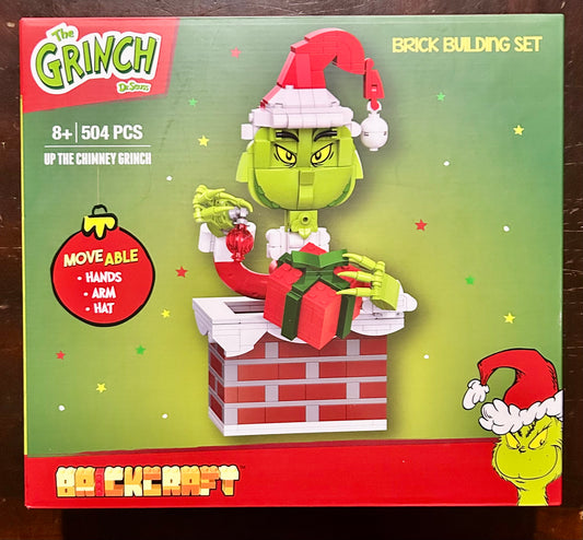 Brickcraft Up The Chimney Grinch Building Kit (504 Piece Set) Limited Edition Collectible 72119