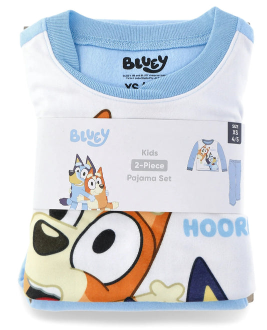 Bluey Girls Long Sleeve Top and Pants Pajama Set, 2-Piece Medium 46625
