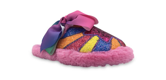Nickelodeon Jojo Siwa Star Swirl Scuff Slipper (Little Girls)