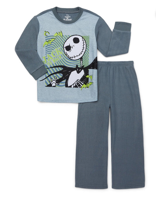 The Nightmare Before Christmas Boys Long Sleeve Top and Pants Pajama Set