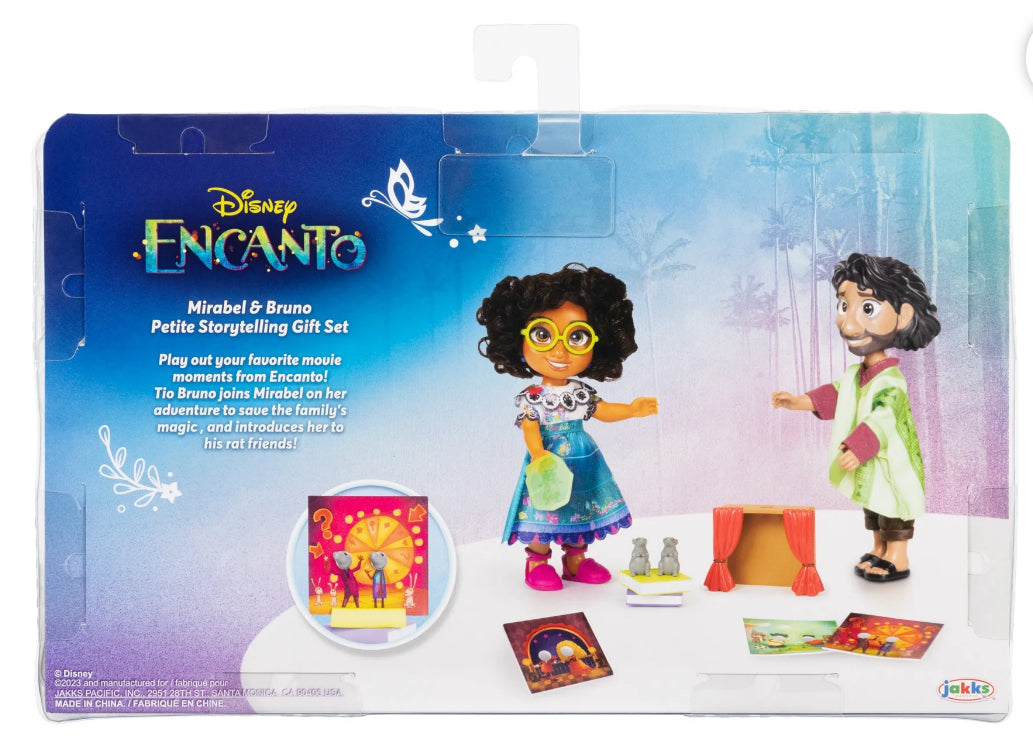 Disney's Encanto Mirabel & Bruno 6” Petite Dolls Storytelling Gift Set 22620