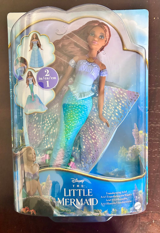 Disney The Little Mermaid Transforming Human to Mermaid Ariel Fashion Doll 12145