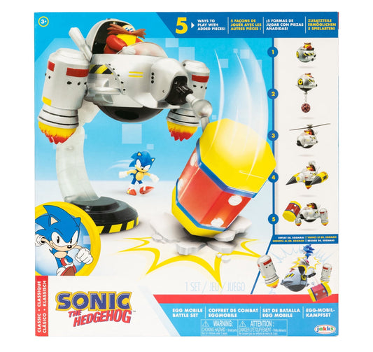 Sonic the Hedgehog Egg Mobile Action Figure Battle Set