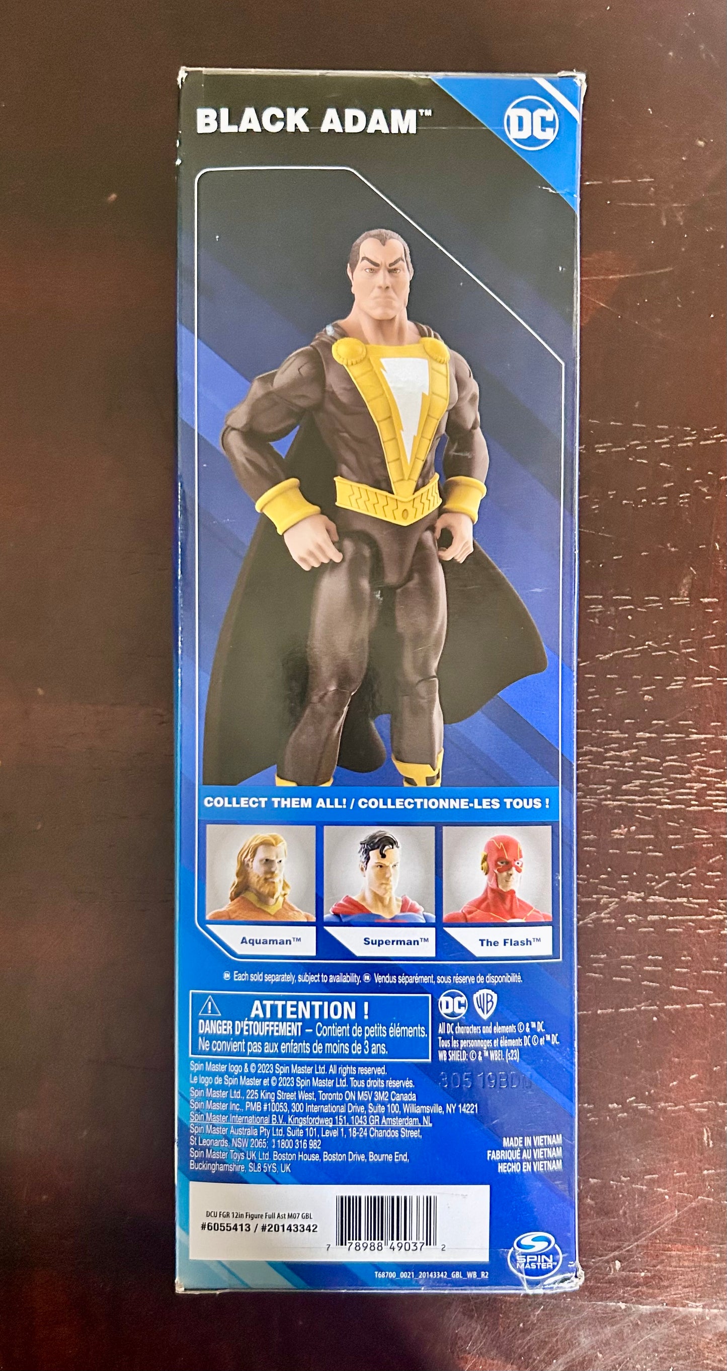 DC Comics: Black Adam 12” Action Figure with Cape 49037