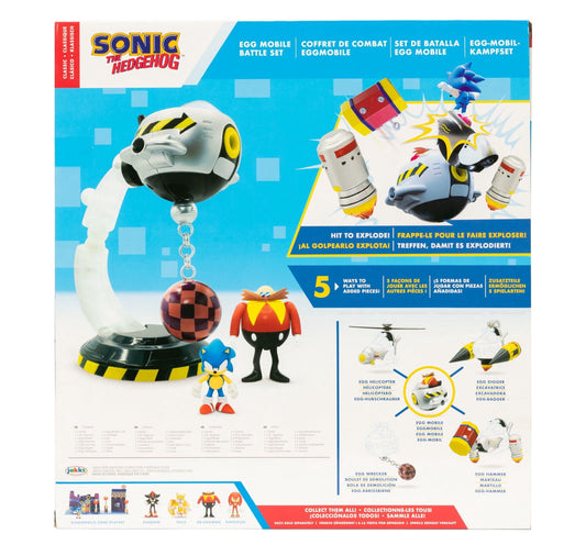 Sonic the Hedgehog Egg Mobile Action Figure Battle Set