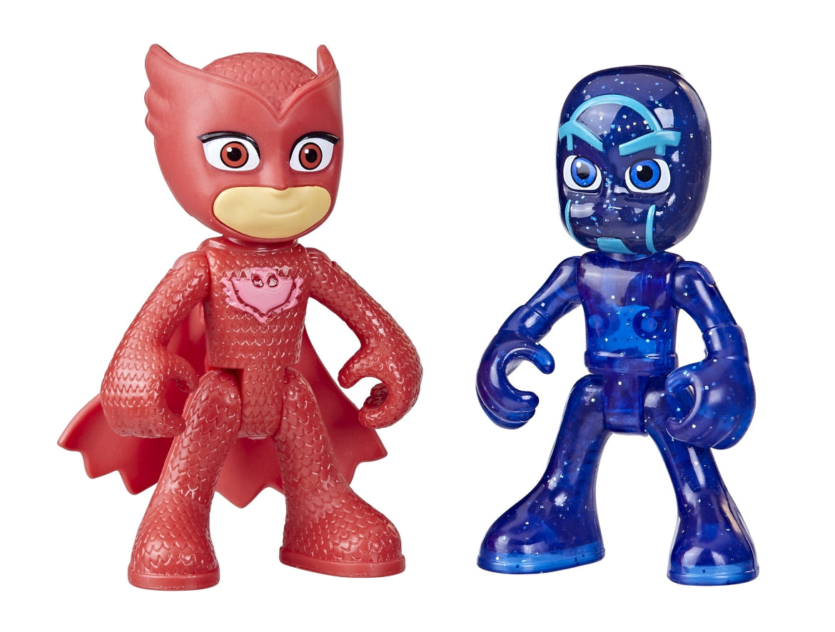 PJ Masks: Power Heroes Owlette and Night Ninja Action Figures 180782