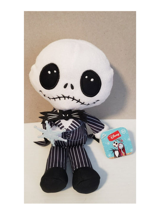 Disney Jack Skellington Snowflake The Nightmare Before Christmas 9" Plush