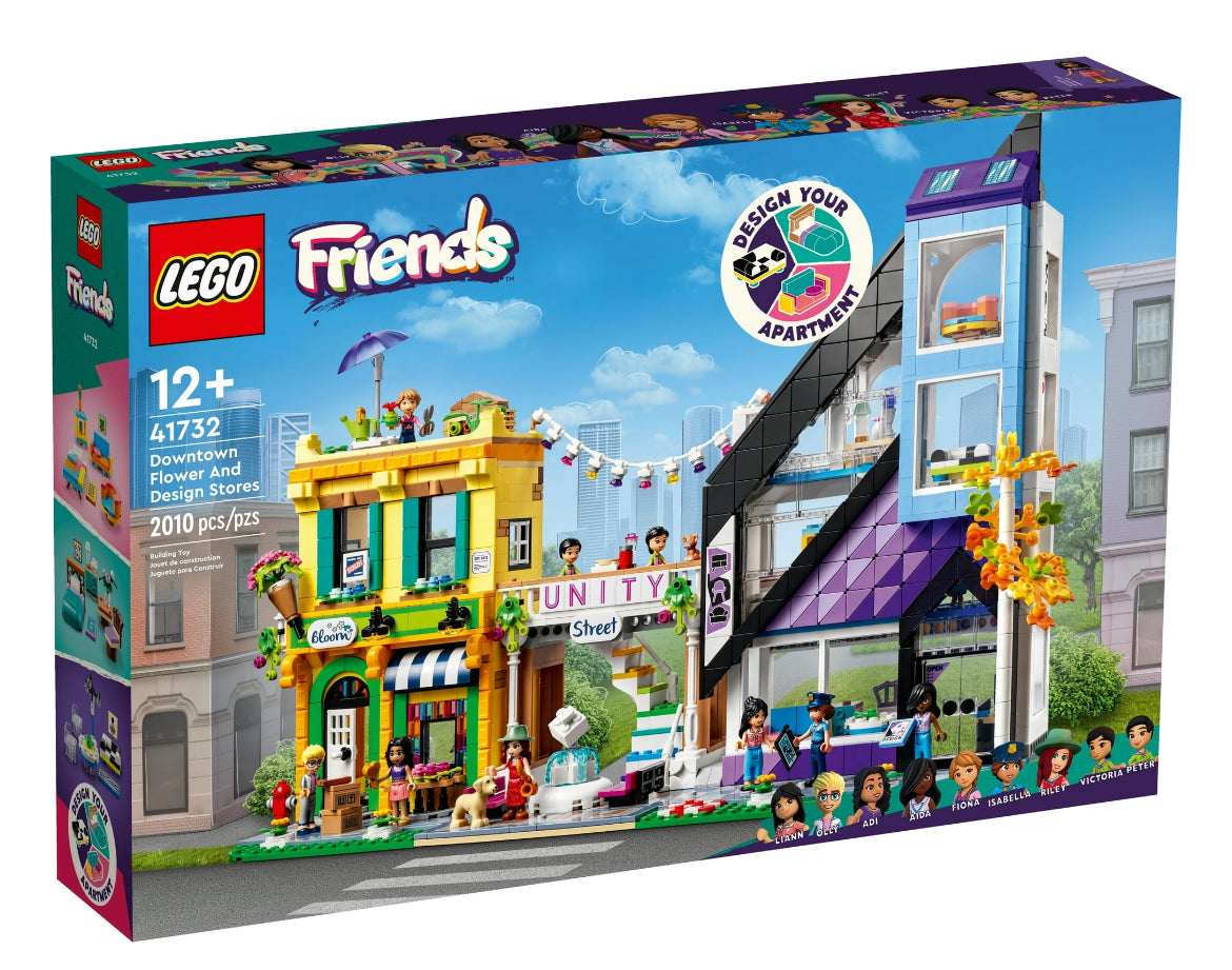 LEGO Friends Downtown Flower and Design Stores 41732