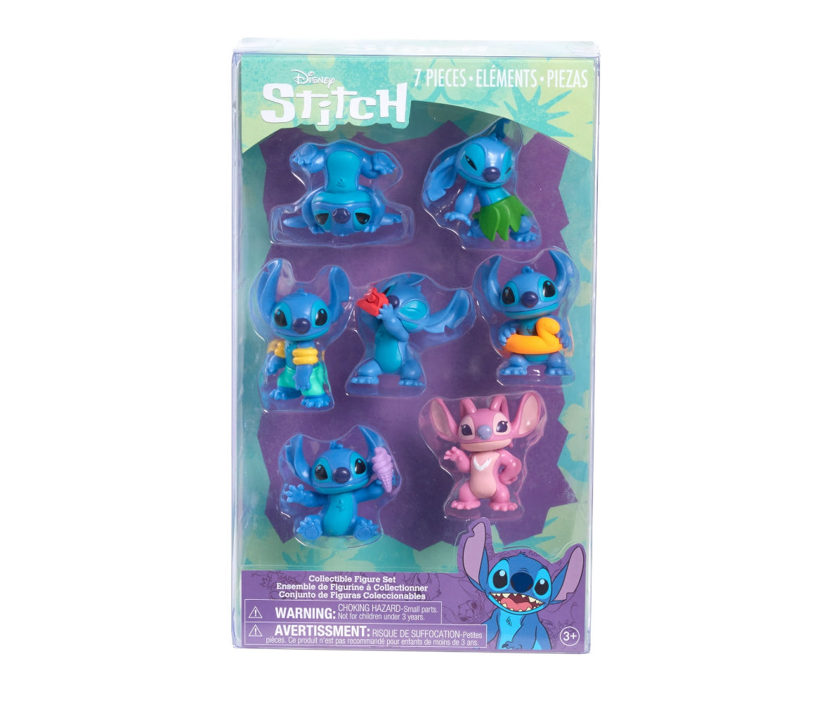 Disney Stitch 7-Piece Collectible Figure Set 46059