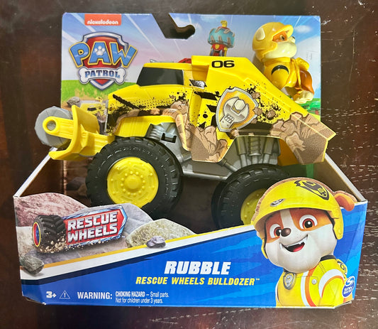 PAW Patrol: Rescue Wheels Rubble’s Bulldozer with Action Figure 05578