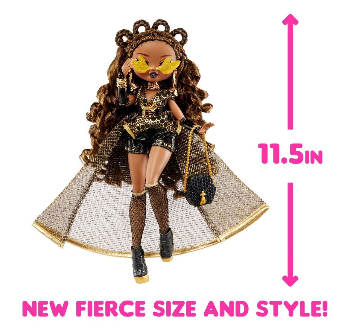 LOL Surprise OMG Fierce Royal Bee Fashion Doll with 15 Surprises 58525