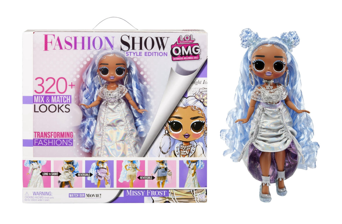LOL Surprise OMG Fashion Show Style Edition Missy Frost Fashion Doll w/ 320+ Fashion Looks 58431
