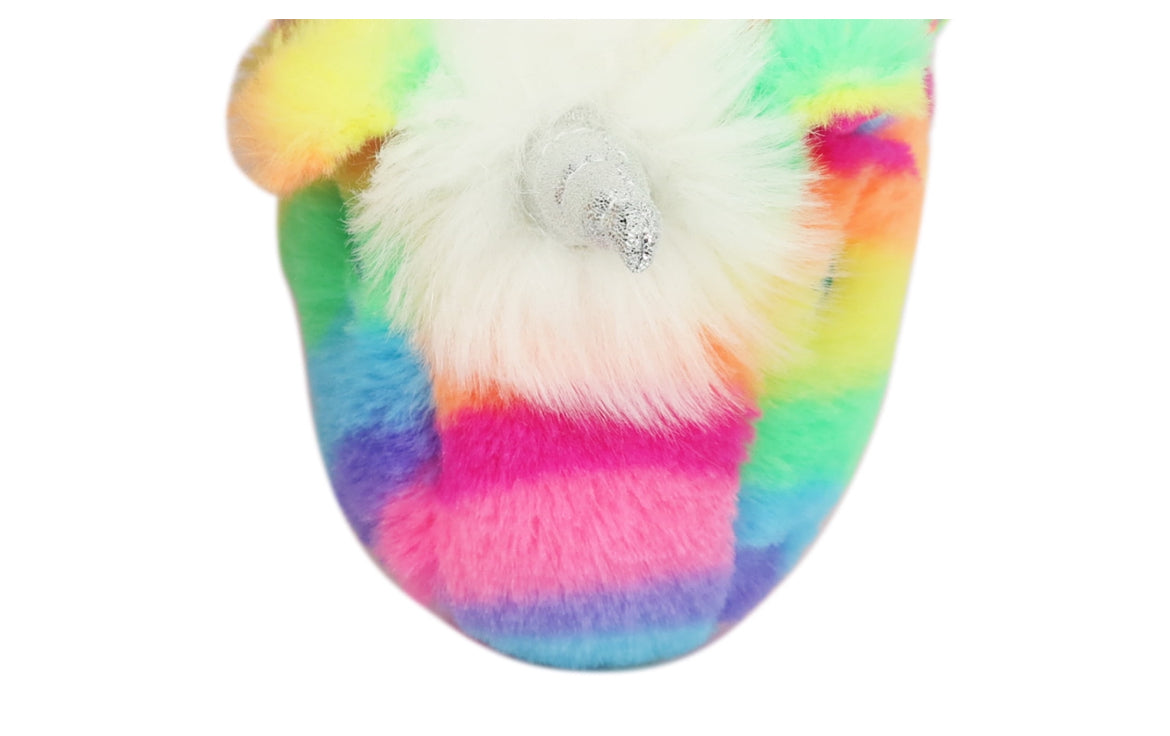 Wonder Nation Confetti Unicorn Animal Aline Slipper (Toddler Girls)