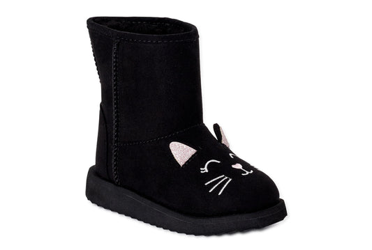 Wonder Nation Cozy Kitty Faux Shearling Boot (Toddler Girls)