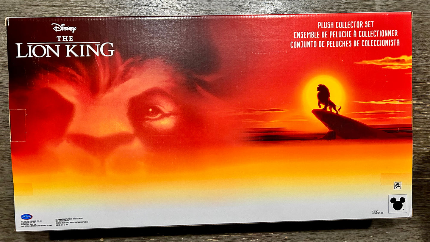 Disney The Lion King Small Plush 4-Pack, Collectible Small Plush Toys 22163