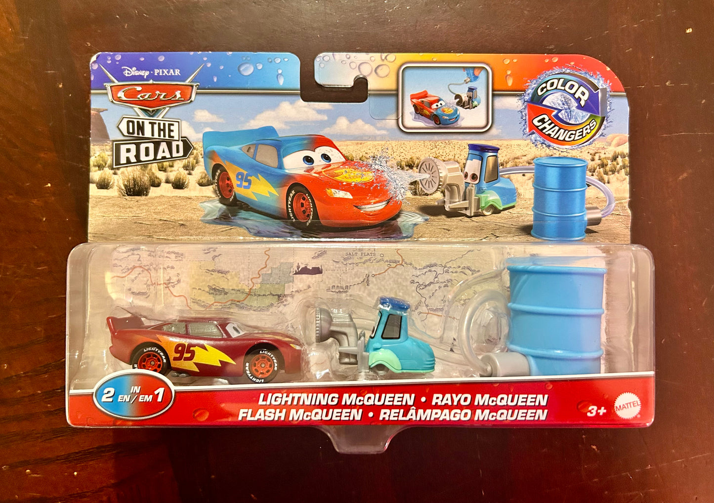 Disney Pixar Cars on the Road Color Changers Lightning McQueen 08134