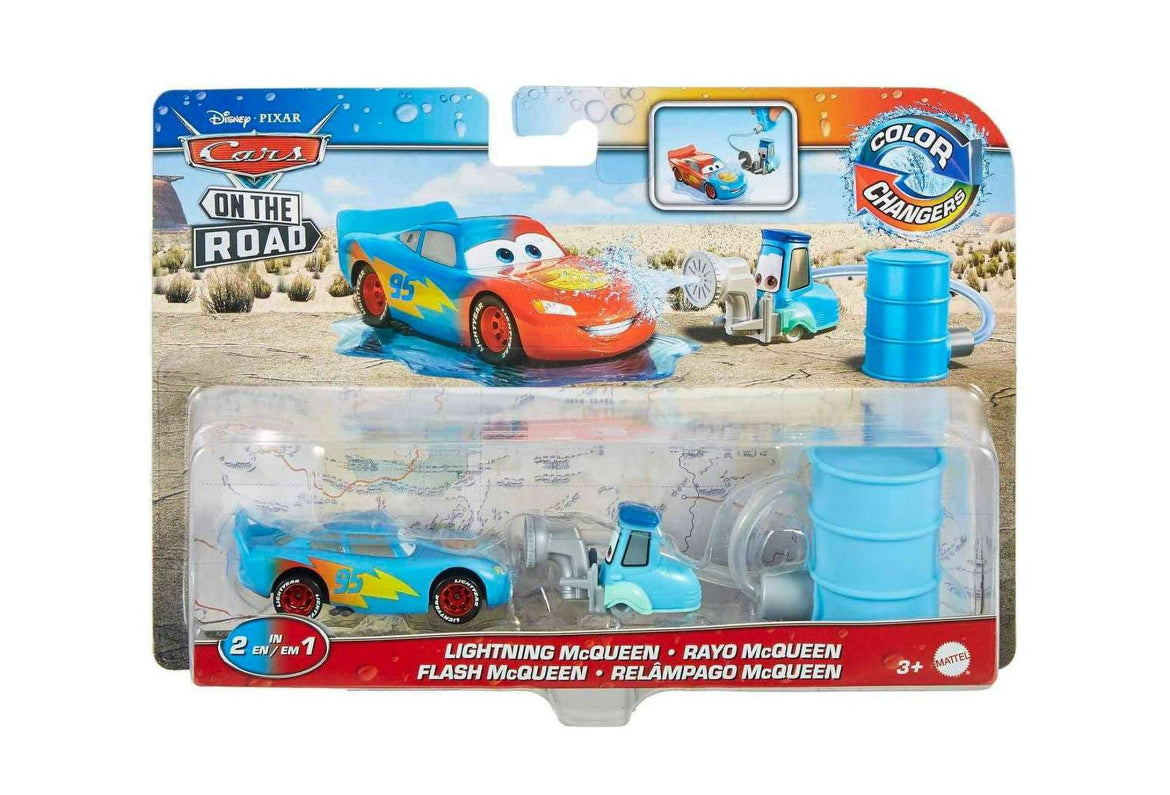 Disney Pixar Cars on the Road Color Changers Lightning McQueen 08134