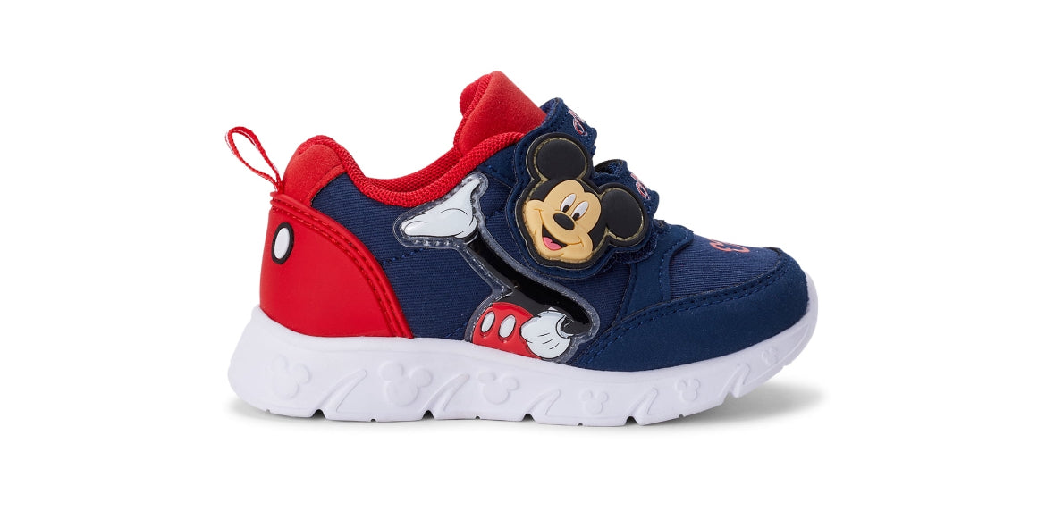 Mickey Mouse Mickey Strap Athletic Sneaker (Toddler Boys)