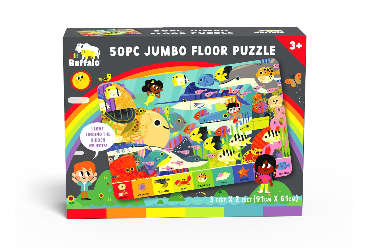 Little Buffalo, Ocean Glow, Sea Life, Interlocking Floor Jigsaw Puzzle 57019