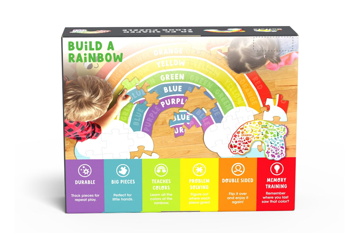 Little Buffalo Rainbow Interlocking Floor Jigsaw Puzzle 57018