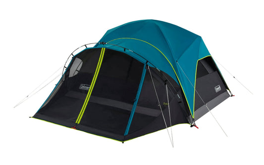 Coleman 4-Person Carlsbad Dark Room Dome Camping Tent with Screen Room 16785