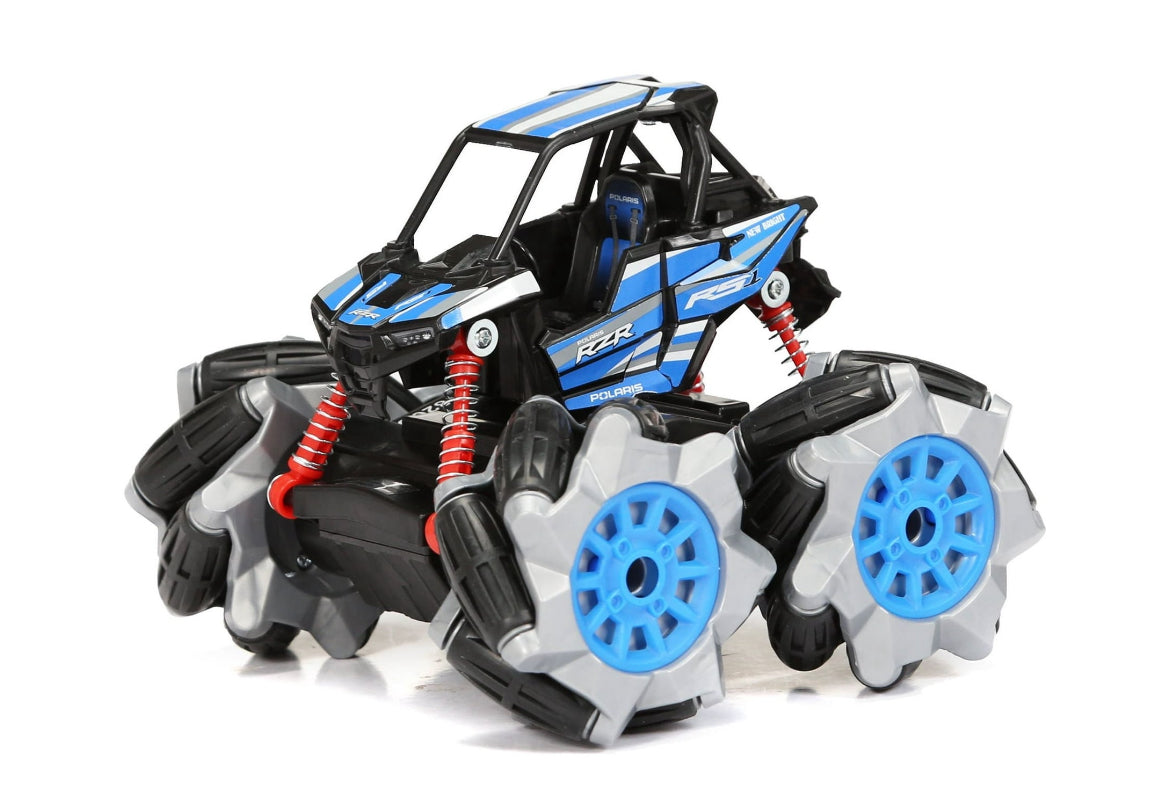 Adventure Force (1:18) Polaris Slide Winder Battery Radio Control 4x4 Blue ATV, 61820U-1SK 31820