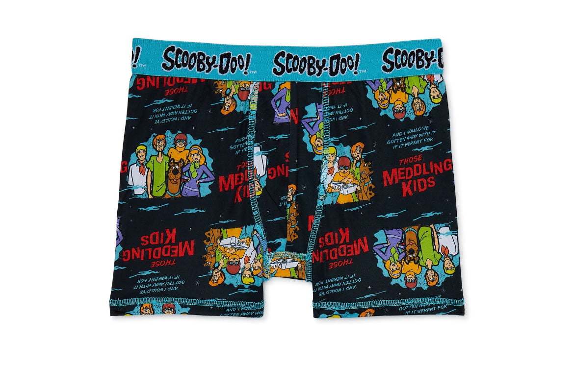 Warner Brothers Boys Scooby Doo Boxer Briefs, 4-Pack