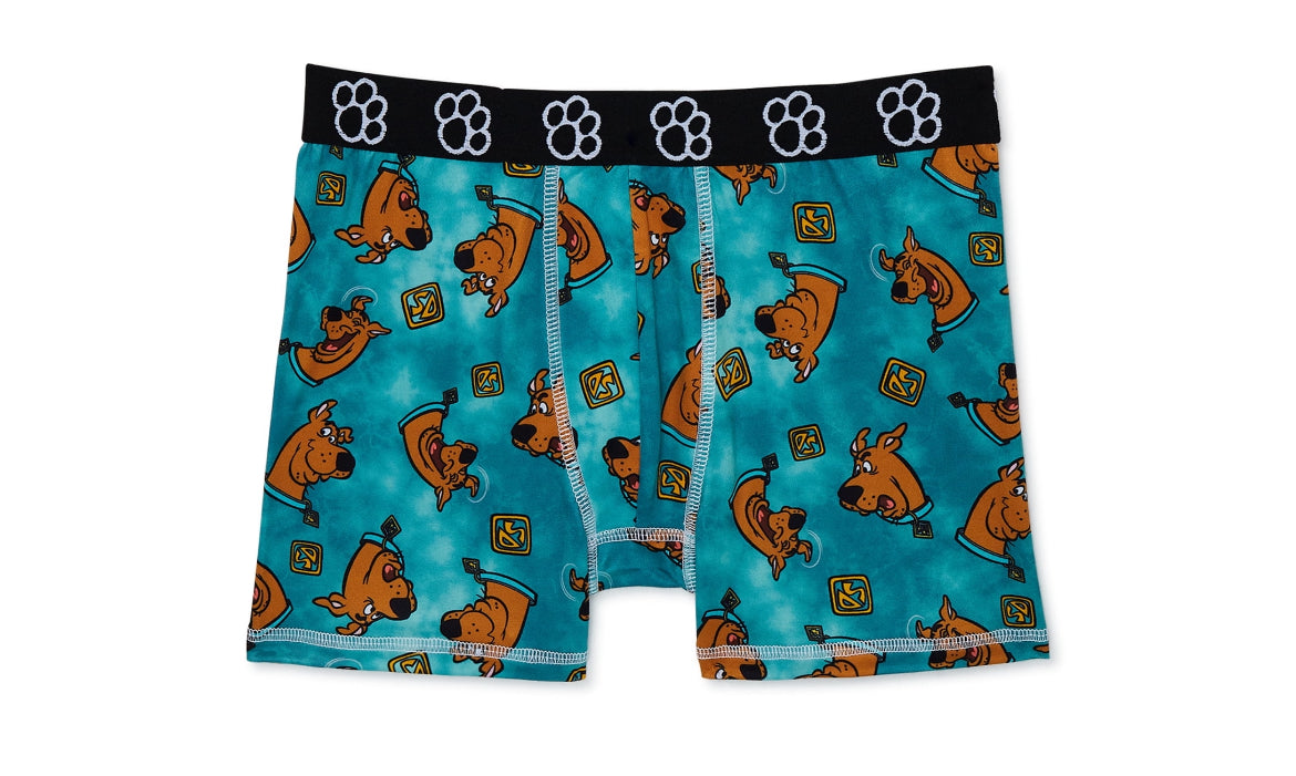 Warner Brothers Boys Scooby Doo Boxer Briefs, 4-Pack