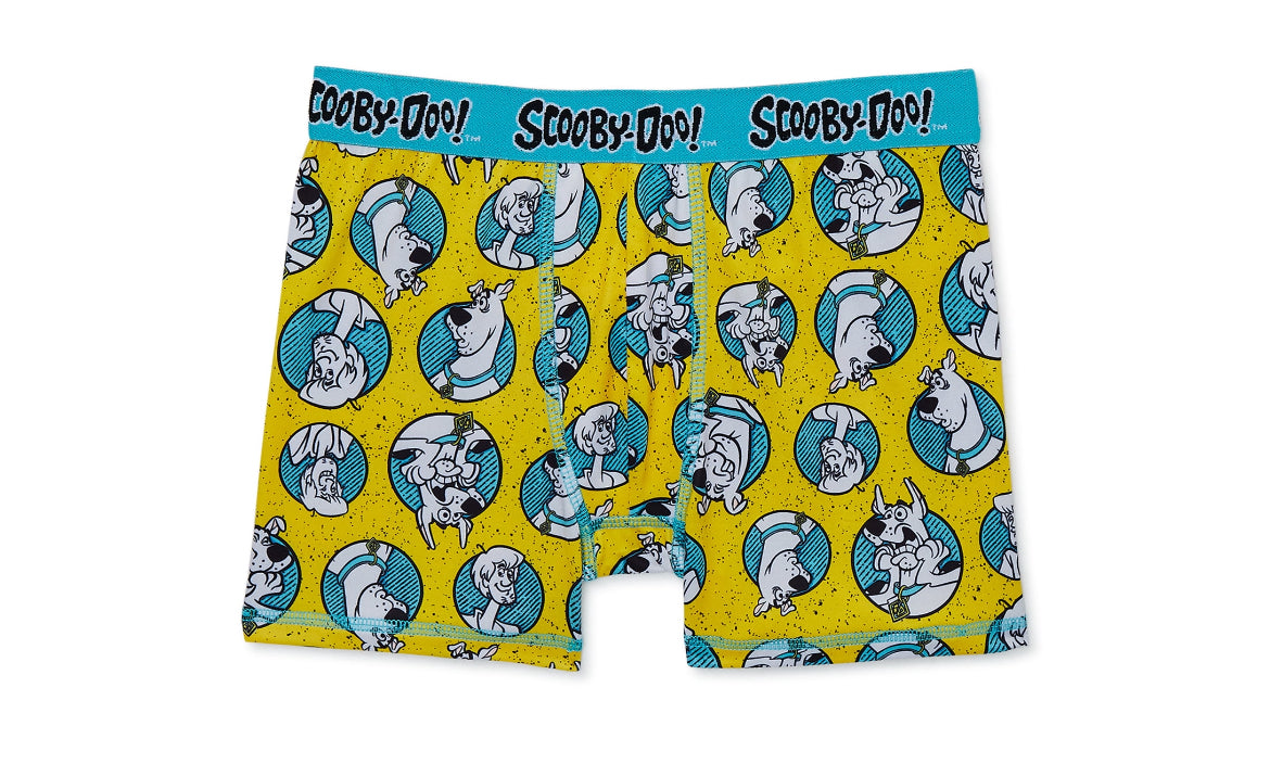 Warner Brothers Boys Scooby Doo Boxer Briefs, 4-Pack