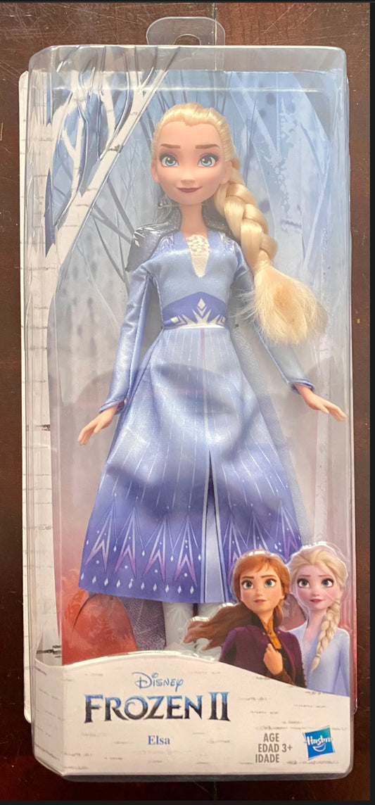 Disney Frozen 2 12” Elsa Fashion Doll with Long Blonde Hair, Includes Blue Outfit 84349