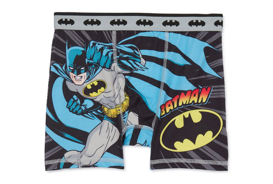 Batman Boys Performance Boxer Brief Underwear, 4-Pack