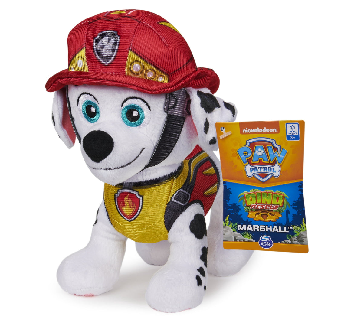 PAW Patrol Dino Rescue Marshall Stuffed Animal 8” Plush 31170