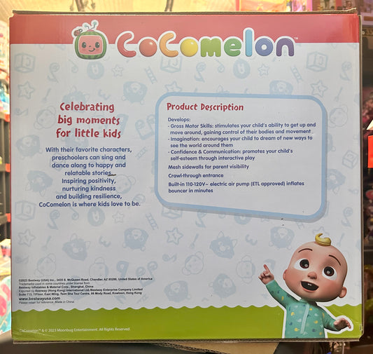 CoCoMelon Big Bouncer with Built-In Pump 08283