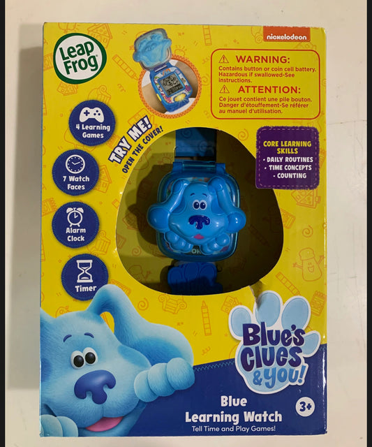 Blue’s Clues & You! Leap Frog Blue Learning Watch 117007