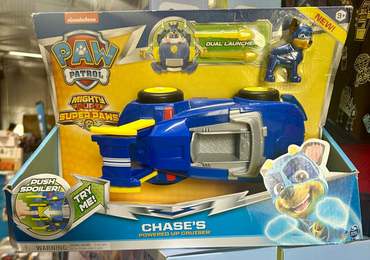 PAW Patrol, Mighty Pups Super PAWs Chase’s Powered up Transforming Vehicle 26493