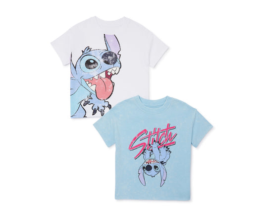 Stitch Toddler Boy Graphic Tees, 2-Pack