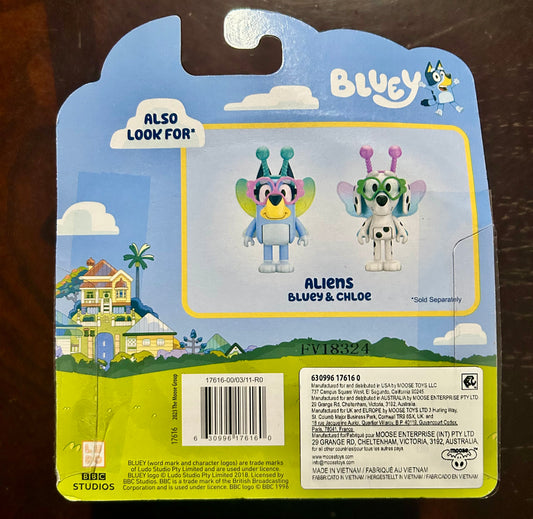 Bluey, 2-Pack Figure Set, Includes Baby Bluey 17616