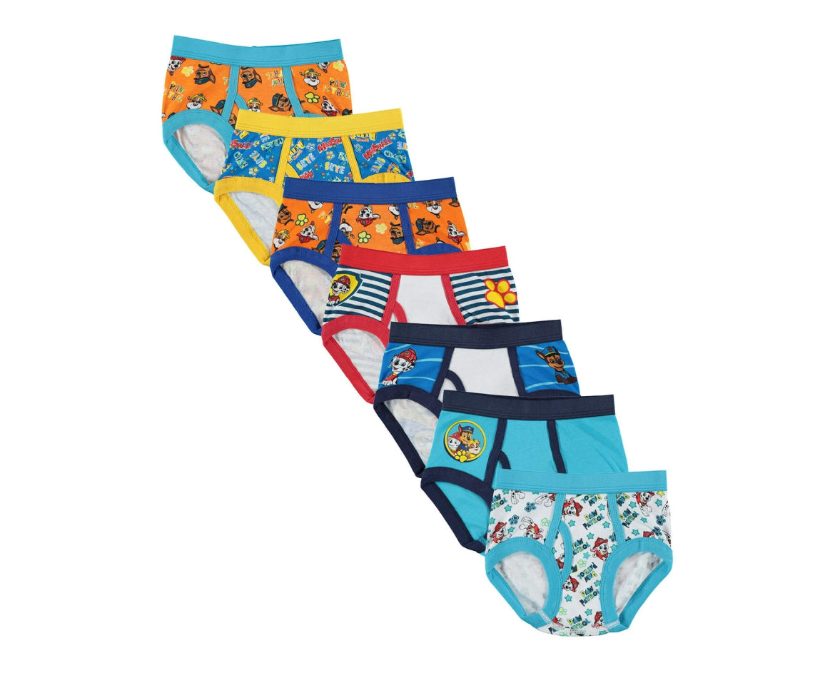 Paw Patrol Toddler Boy Briefs, 7-Pack