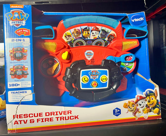 VTech PAW Patrol Rescue Driver ATV & Fire Truck Playset 427008